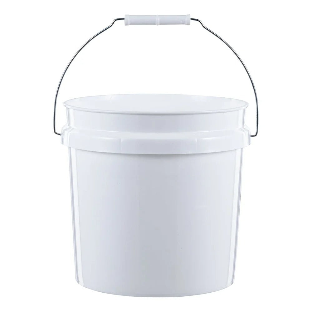Bucket 2 Pack – Heavy Duty 2-Gallon Plastic Buckets with Ergonomic Comfort Handle, Nestable Design