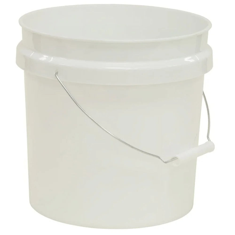 Bucket 2 Pack – Heavy Duty 2-Gallon Plastic Buckets with Ergonomic Comfort Handle, Nestable Design