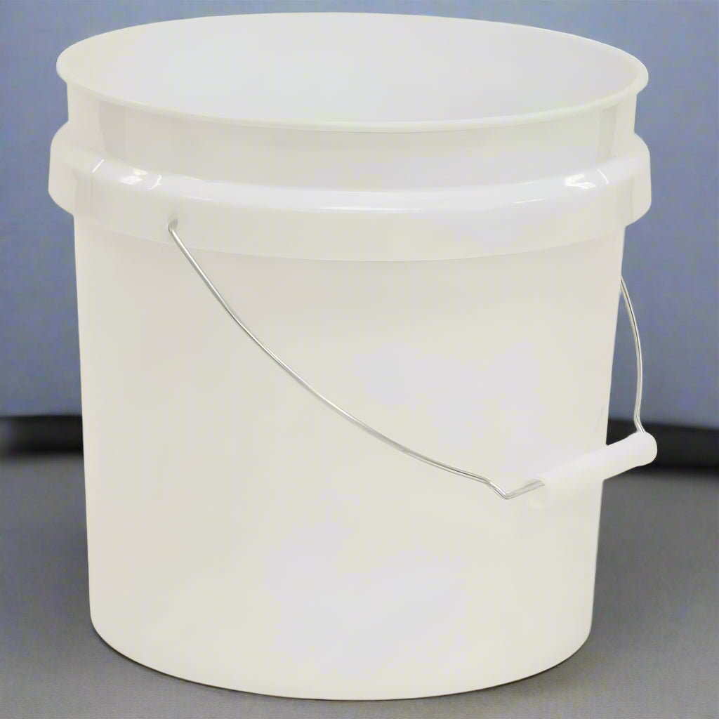 Bucket 2 Pack – Heavy Duty 2-Gallon Plastic Buckets with Ergonomic Comfort Handle, Nestable Design